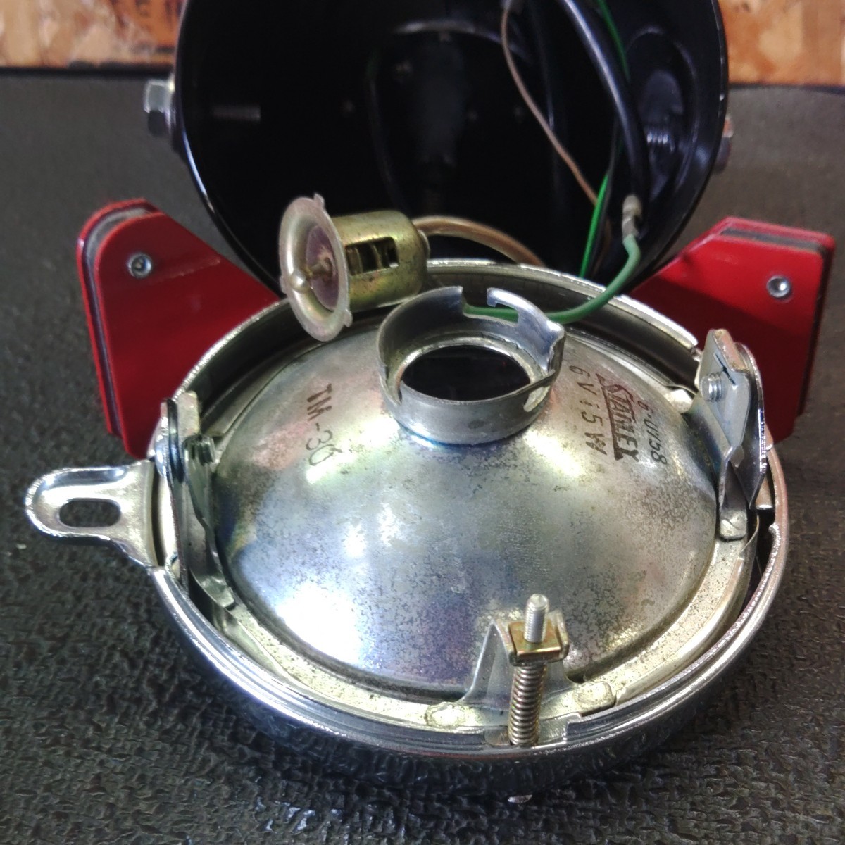 ホンダ モンキー 4L 純正 加工 ヘッドライト ASSY 武川LCDメーター