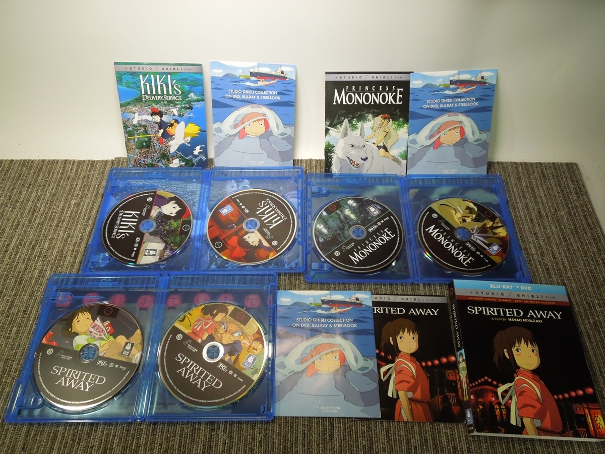 大人気 名作 北米版ジブリ Blu-ray 9本セット 【公式通販】