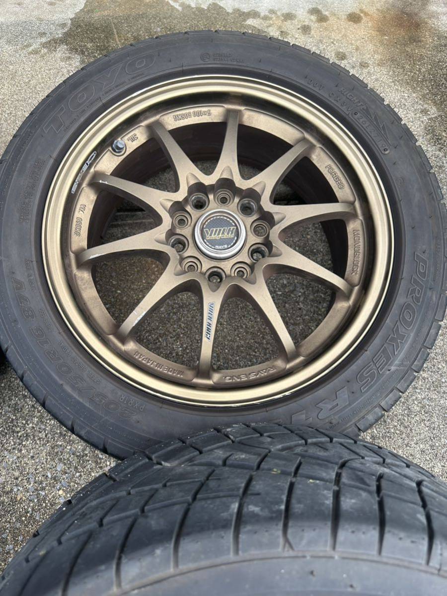 VOLKRACING RAYS CE28N 16×7J PCD ブロンズ