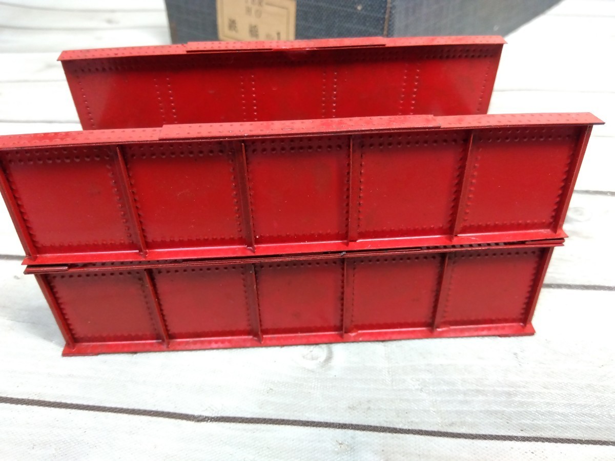 428□HOゲージ エンドウ TER 金属製 鉄橋 島式ホーム 鉄道模型 欠損あり