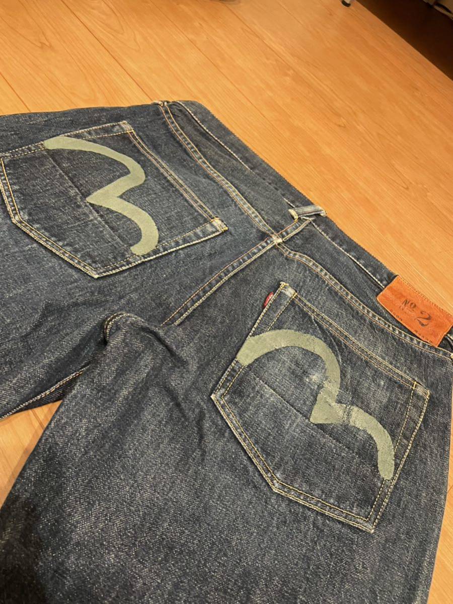 エヴィス EVISU W34 EVISU エヴィス - USA Selvedge カモメ濃紺