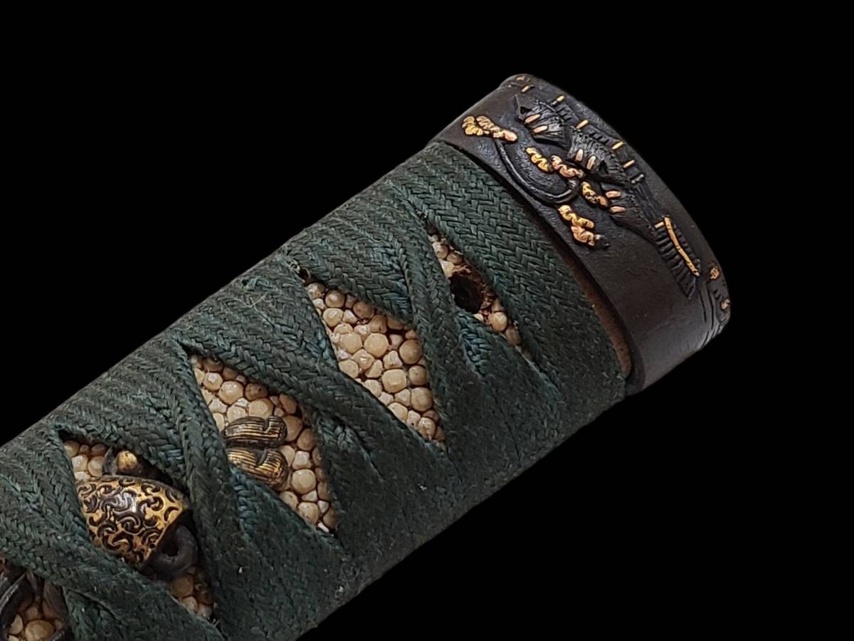 縁頭 保存刀装具 刀剣 鍔 鐔 小道具 アンティーク 鍔｜刀・日本刀の