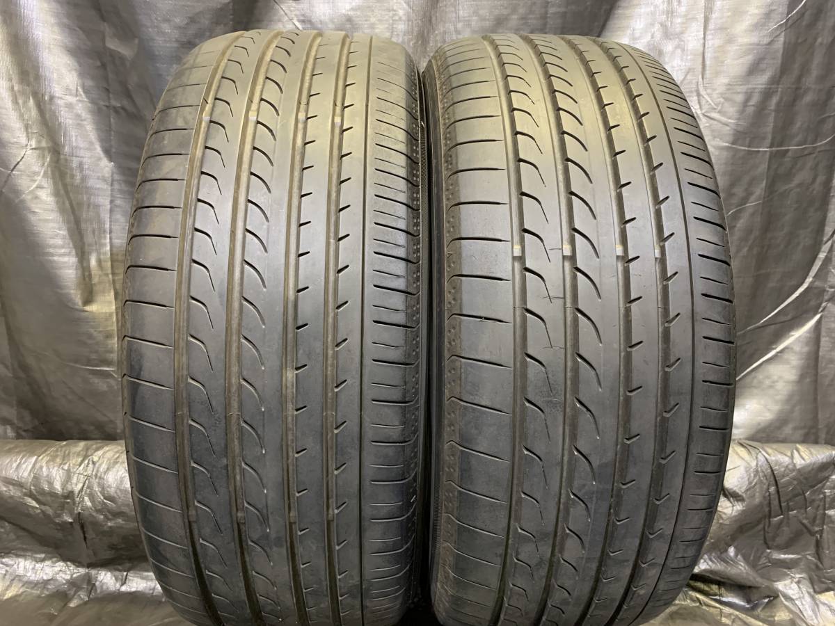 バリ溝 ヨコハマ 235/50R18 BluEarth RV02 2本セット 中古タイヤ 2021年製 235/50-18 アルファード ヴェルファイア　