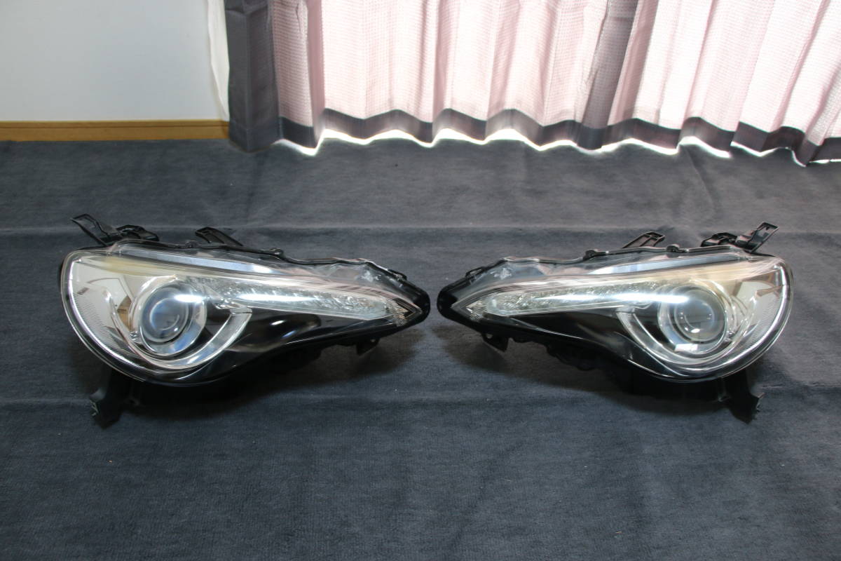 BRZ ZC6 FT86 ZN6 前期型 トヨタ スバル 純正キセノンヘッドライト HIDヘッドランプ t/S GT STI ディスチャージ LED 4 超希少 廃版絶版美品
