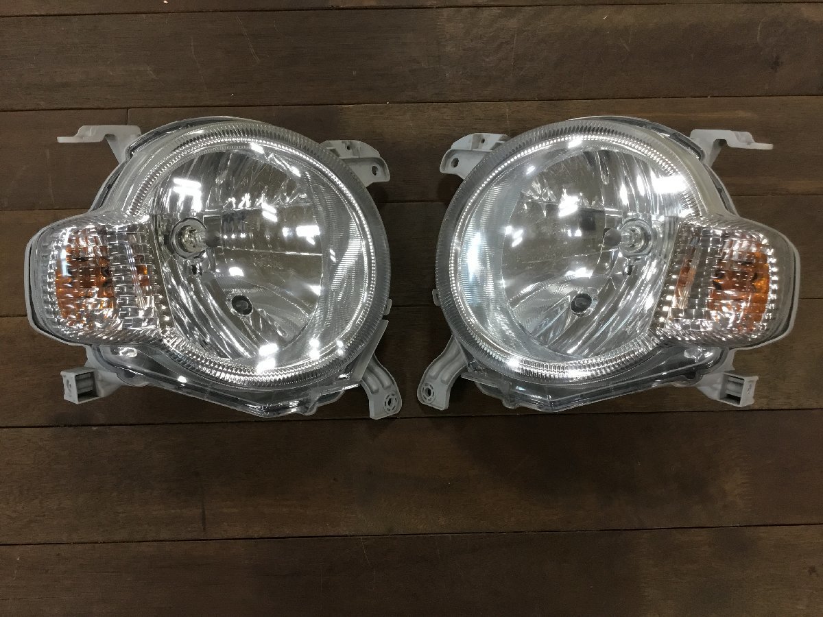 車 ミラココア L675S 純正 ヘッドライト 左右セット ユニットのみ
