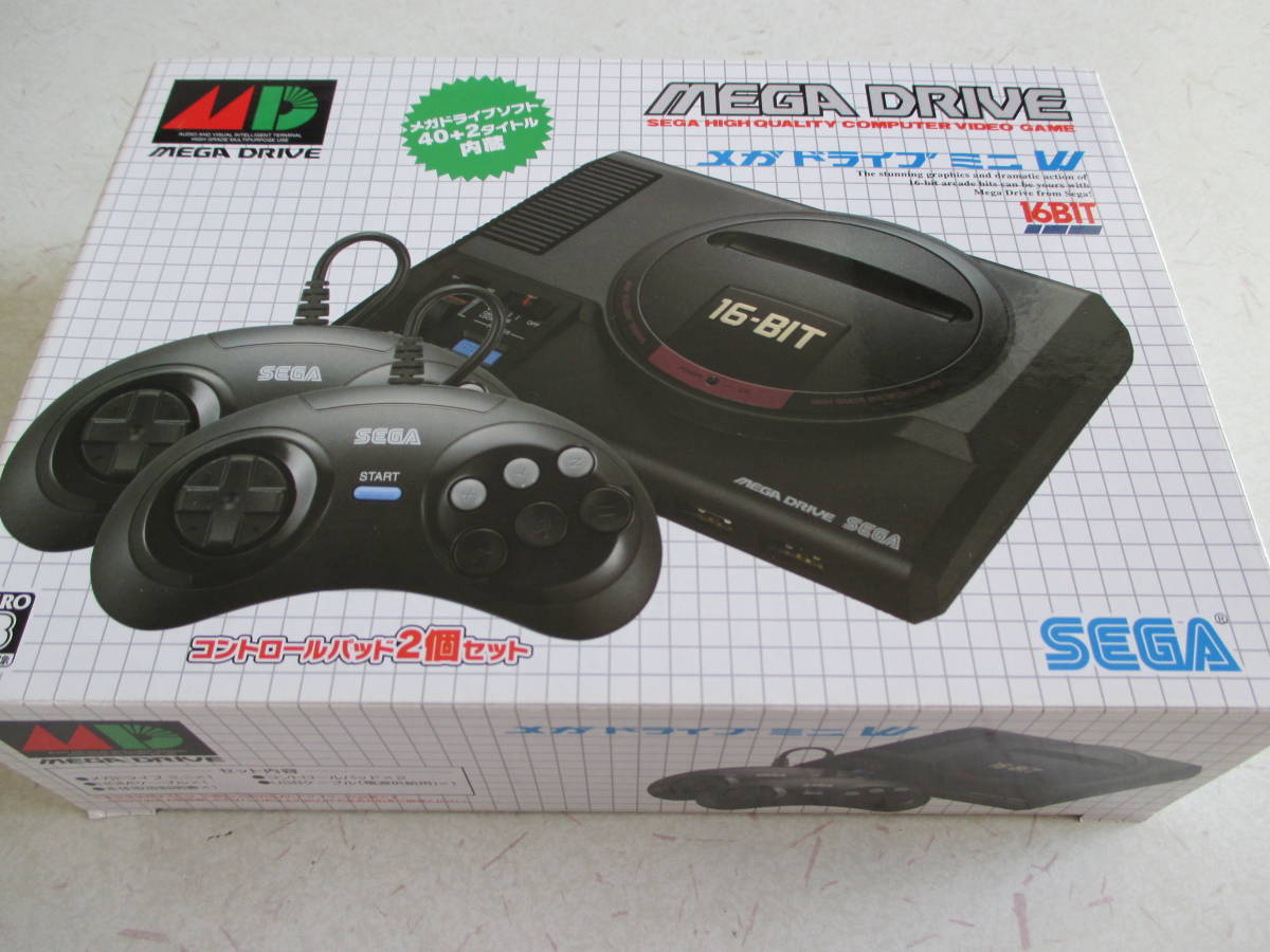新品 未開封　メガドライブミニW