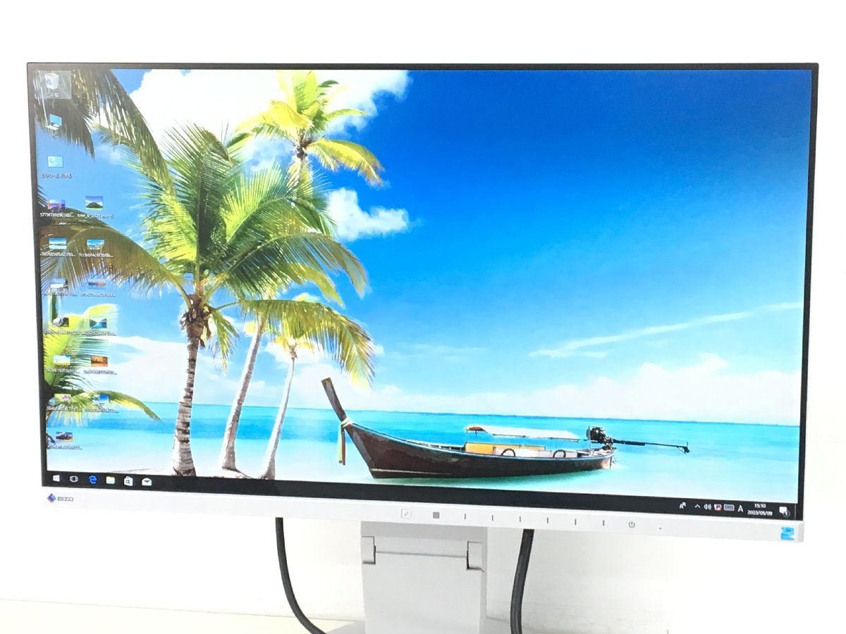美品EIZO24型液晶モニター FlexScan EV2450　高さ調整 縦回転　 使用時間：3902H　2019年製（管：2C-M）