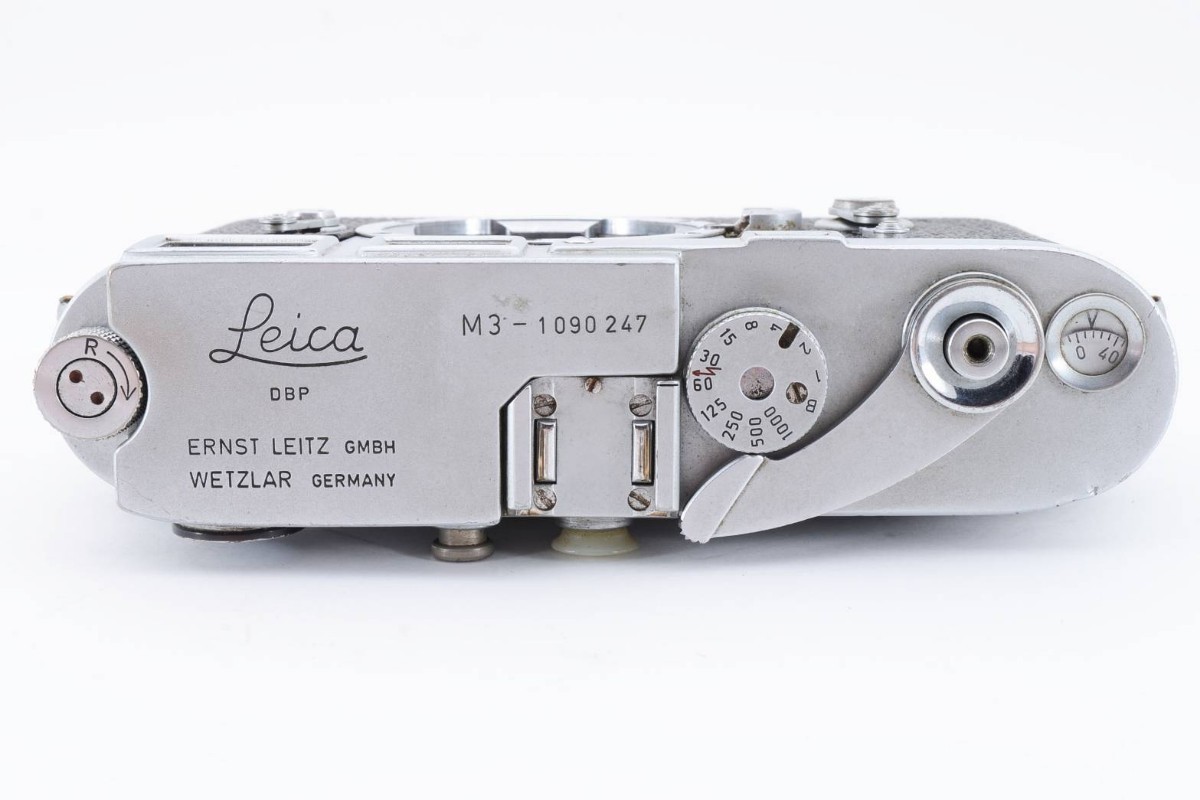 Leica ライカ M3 シングルストローク シルバークローム 109万番台 