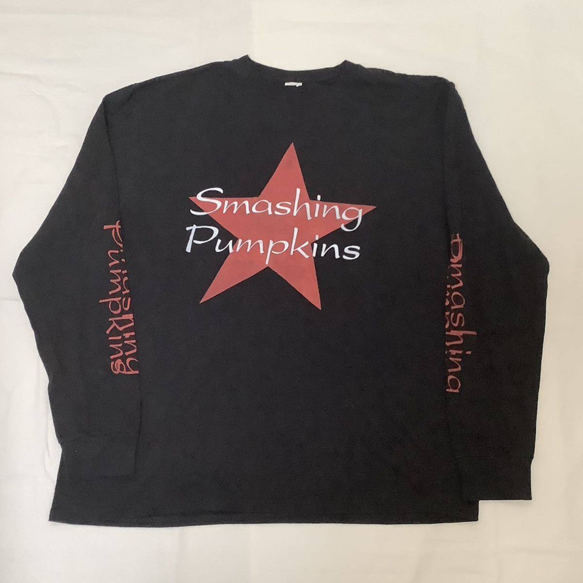 D*o様 【希少長袖】90’s ヴィンテージ 93-94 M 未使用タグ付 カン スペシャル! 1990s Smashing Pumpkins 超豪華両面 袖プリント