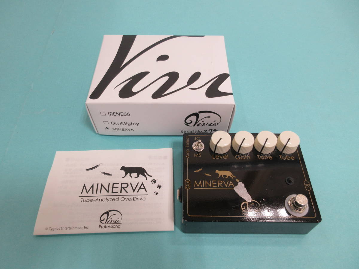 156)Vivie ヴィヴィ/MINERVA エフェクター オーバードライブ ギター