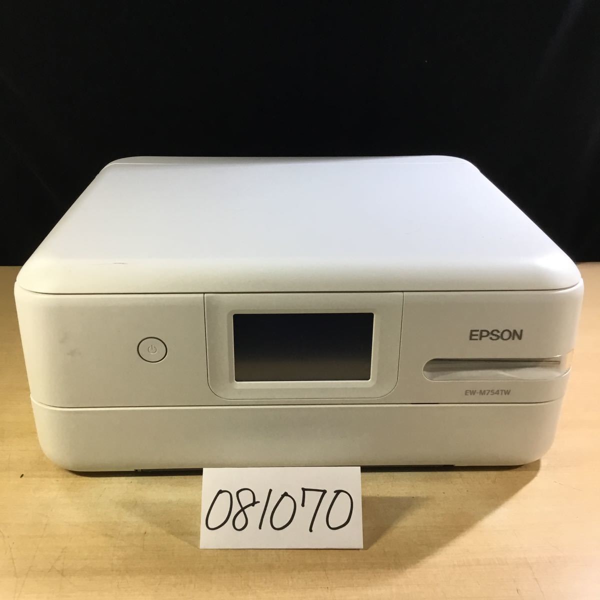081070) EPSON EW-M754W インクジェットプリンタ 複合機 テスト印刷 