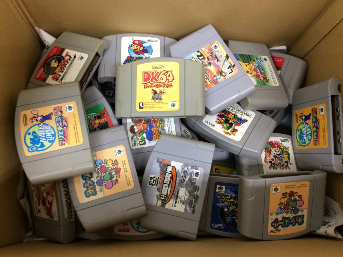 ニンテンドー64 Nintendo 64 ソフト カセット 約100個 まとめ売り 動作