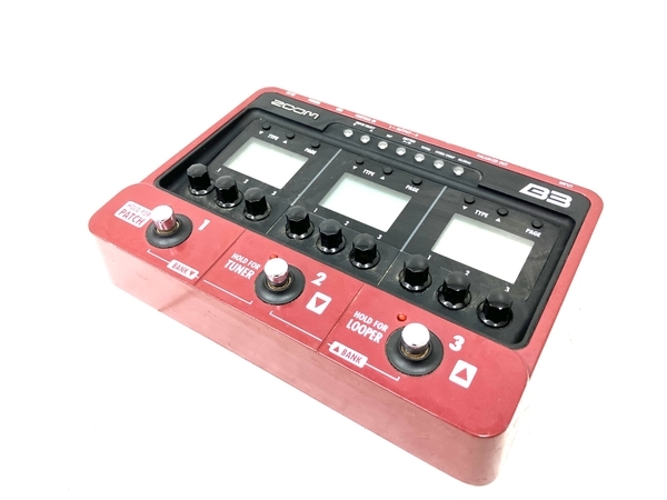 ZOOM B3n | ベース用マルチエフェクツ・プロセッサー ズーム 通電