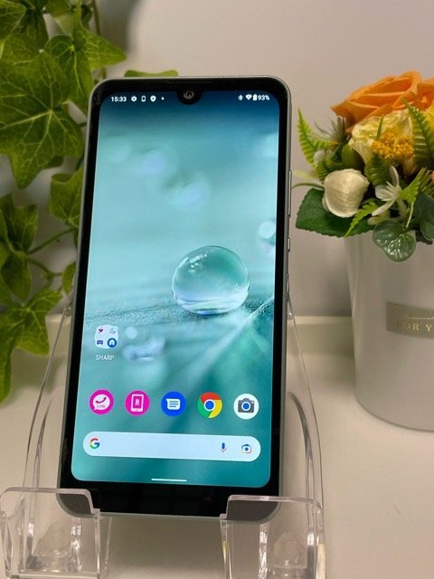 ジャンク AQUOS wish 楽天モバイル SH-RM20 ホワイト android12 ※充電できない 部品などに☆ Y71