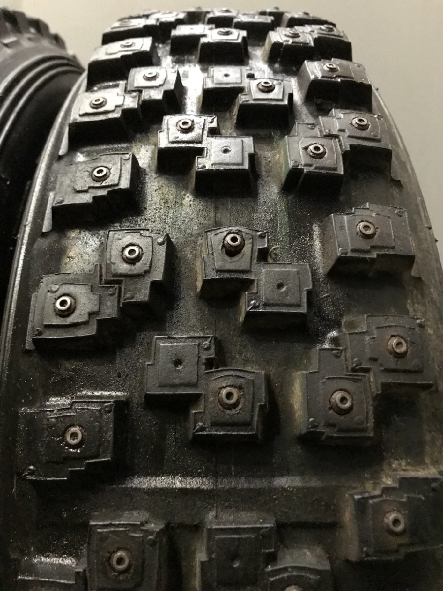 DUNLOP SP SPORT 51-R 175/80R14 14インチ スパイクタイヤ 4本 バリ溝