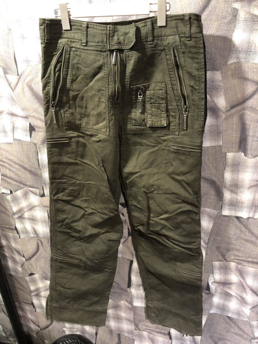 ripvanwinkle リップバンウィンクル　パラシュートパンツ　サイズ5 オリーブ　FK