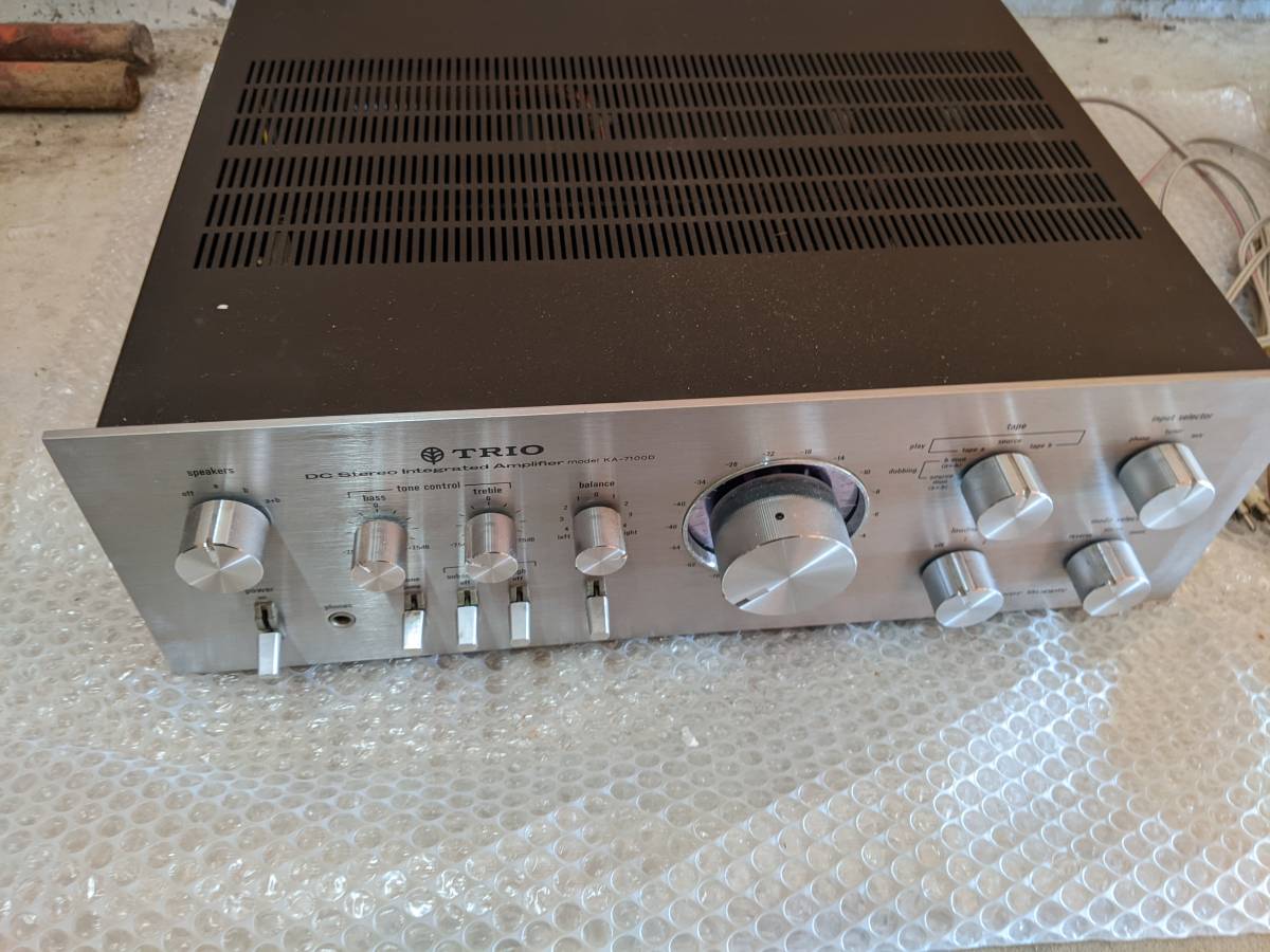 TRIO トリオ KA-7100D アンプ 動作OK AA09301現状品TRIO トリオ KA