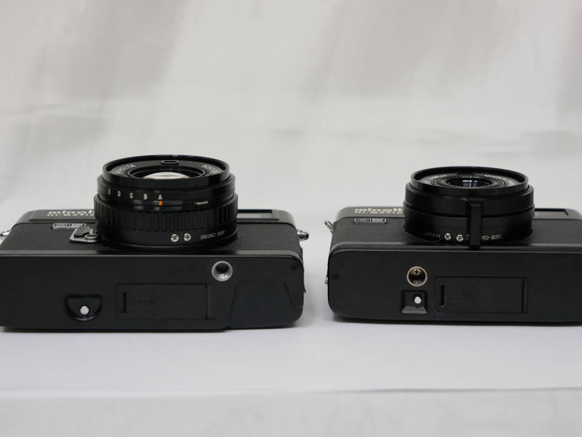 5209 MINOLTA HI-MATIC F E 38mm F2.7 40mm F1.7 レンジファインダー