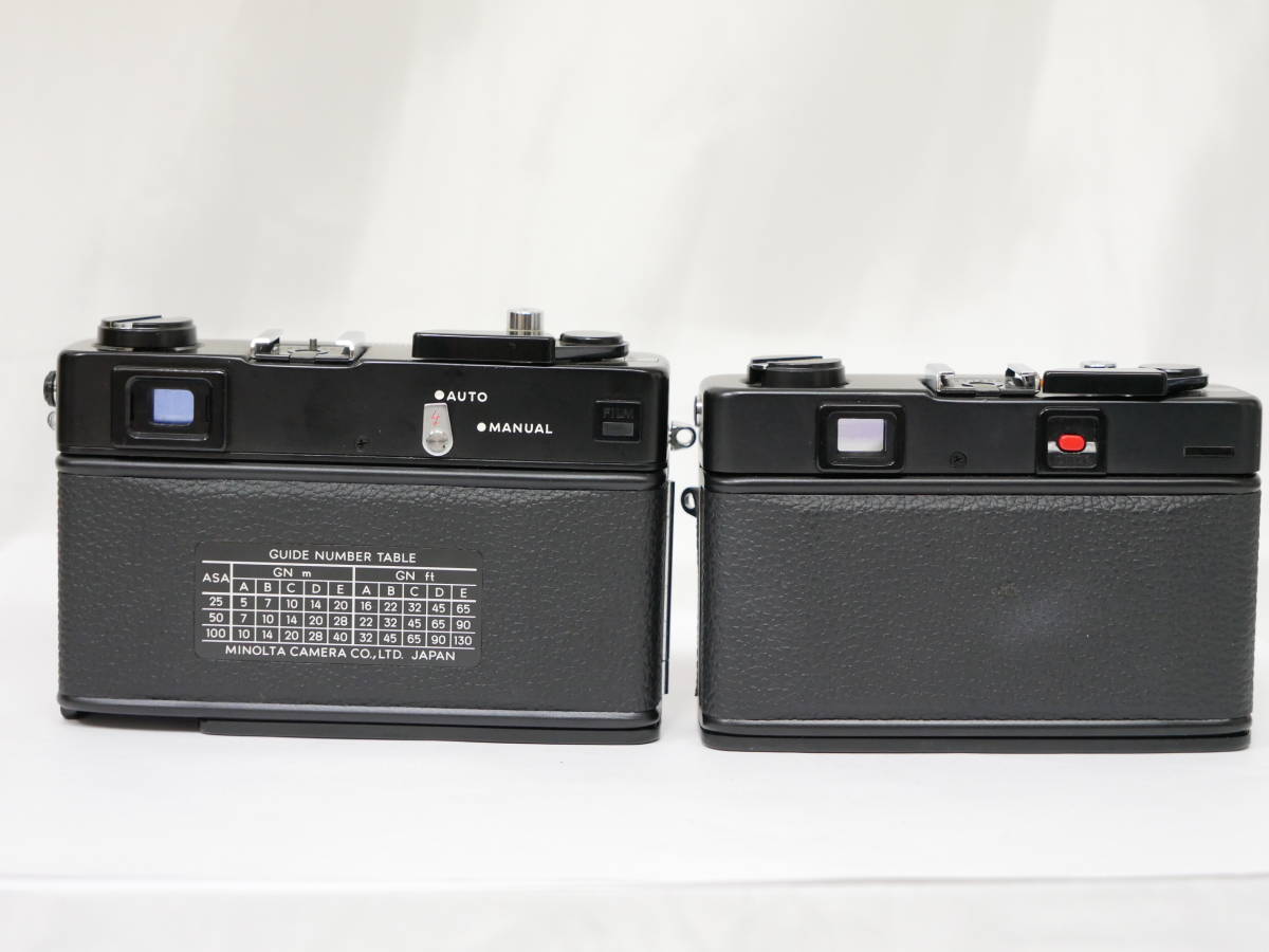 5209 MINOLTA HI-MATIC F E 38mm F2.7 40mm F1.7 レンジファインダー