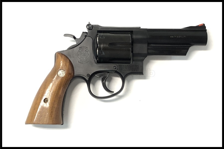東京)タナカ S&W M29 4インチ HWガスリボルバー 木製グリップ(ガスガン 