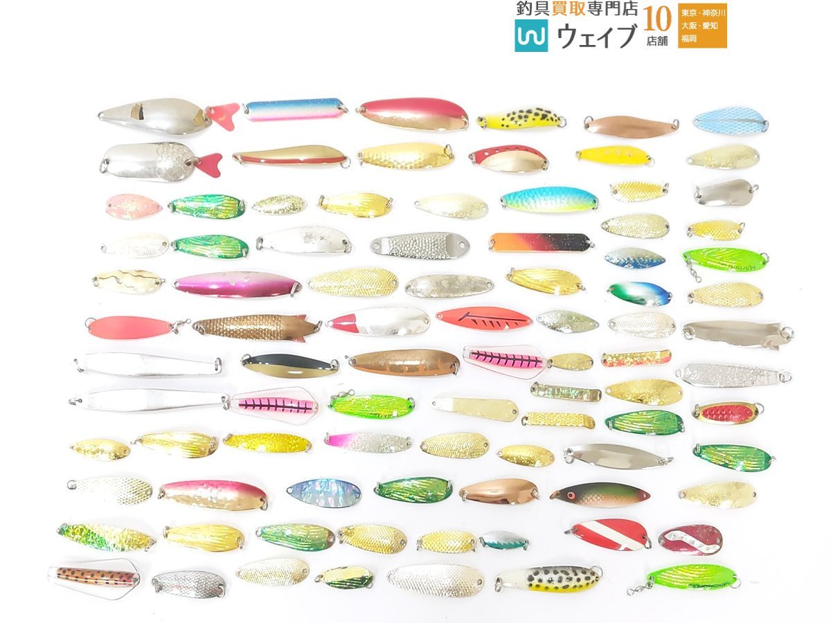 スミス ピュア 3.5g、フォレスト MIU 8g アワビ、Xルアー工房 ぐるぐるX/N 18g 等 スプーン 計89点