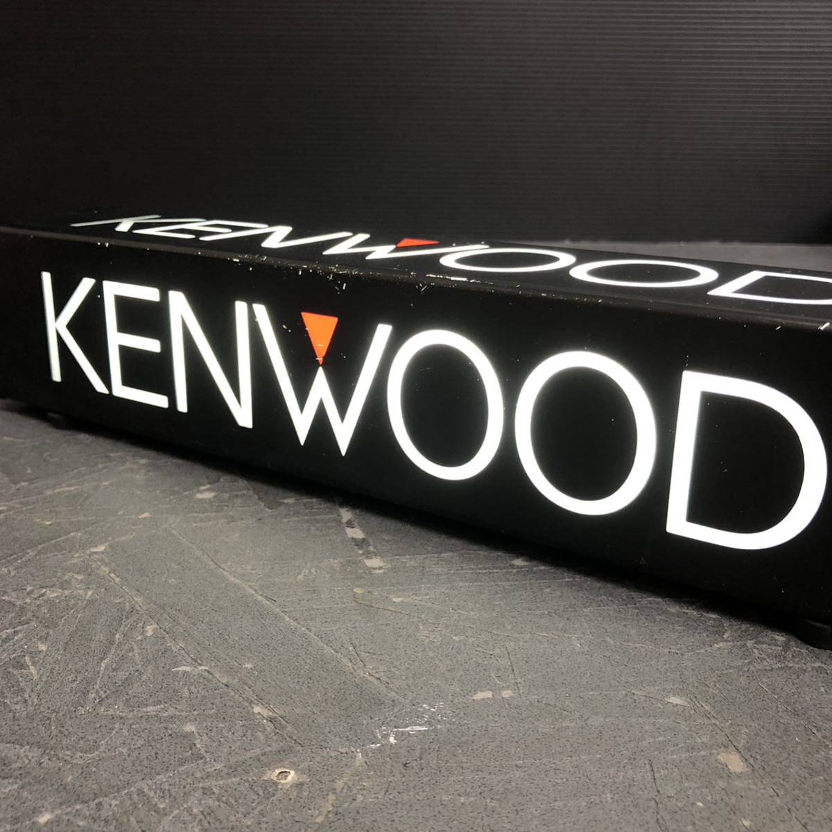 販促用電飾看板】ケンウッド KENWOOD（非売品） ☆ 非売品 KENWOOD