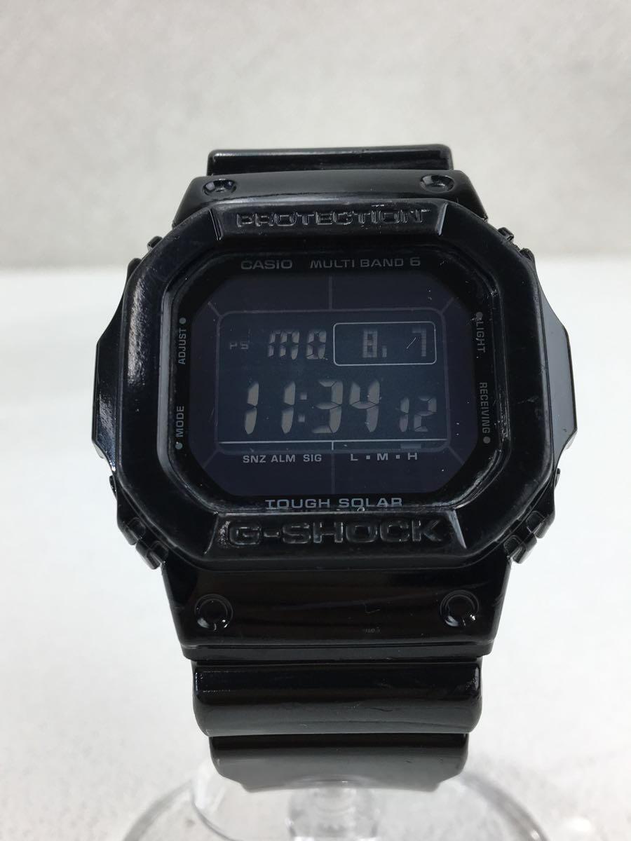 CASIO◆ソーラー腕時計・G-SHOCK/デジタル/BLK/BLK/GW-M5610BB-1JF