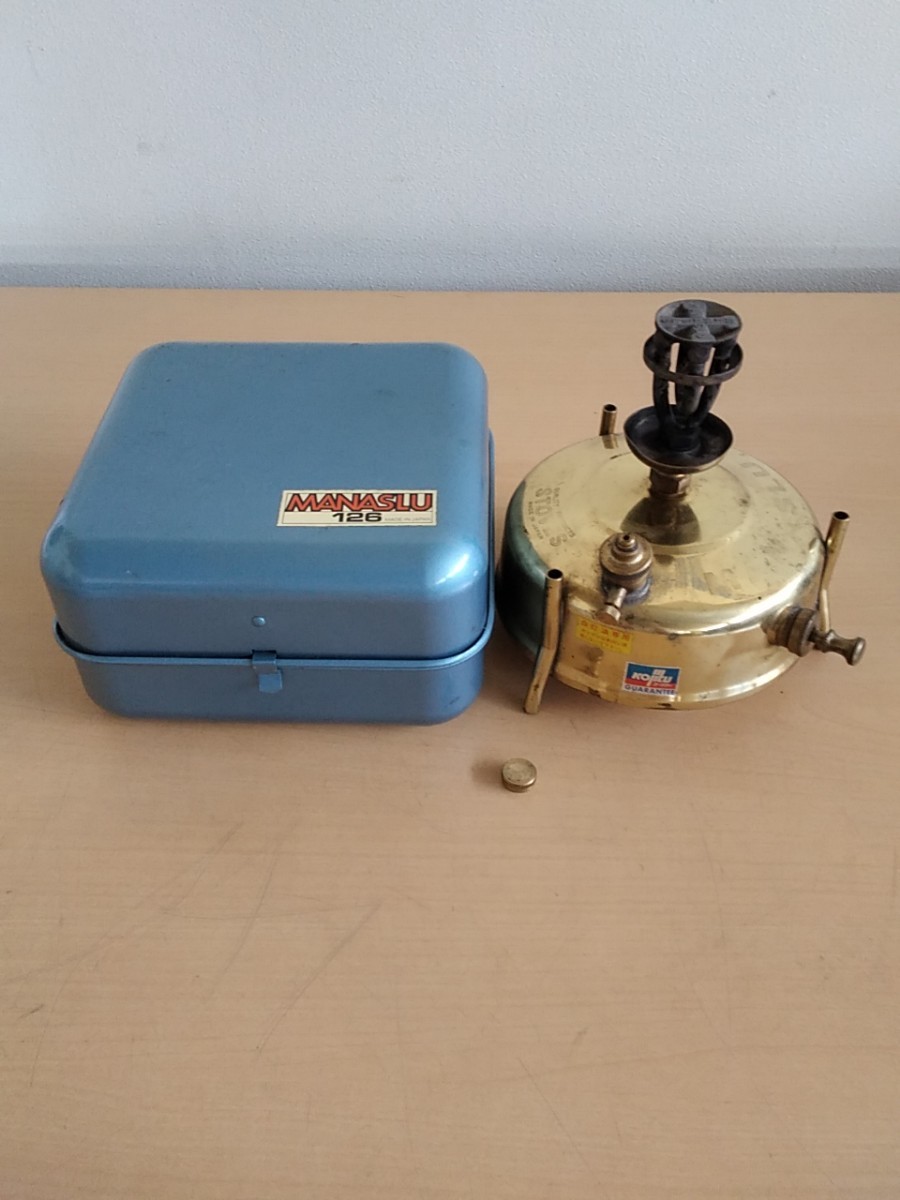 # MANASLU マナスル 126 元箱付き 欠品あり シングルバーナージャンク 灯油ストーブ アウトドア ヤフオクのみ出品 必ず商品説明必読