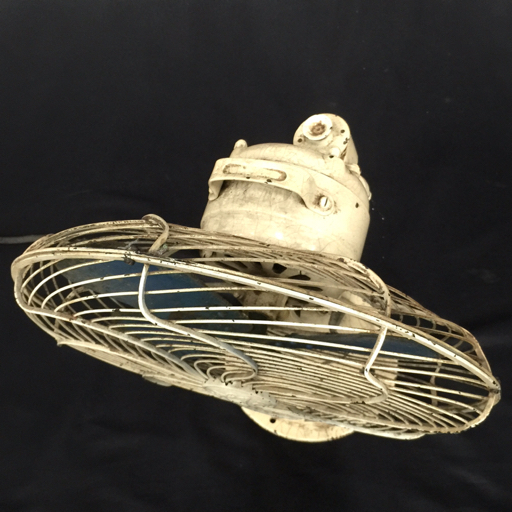 芝浦製作所 アンティーク 扇風機 アイアン 芝浦製作所 4枚羽根 扇風機