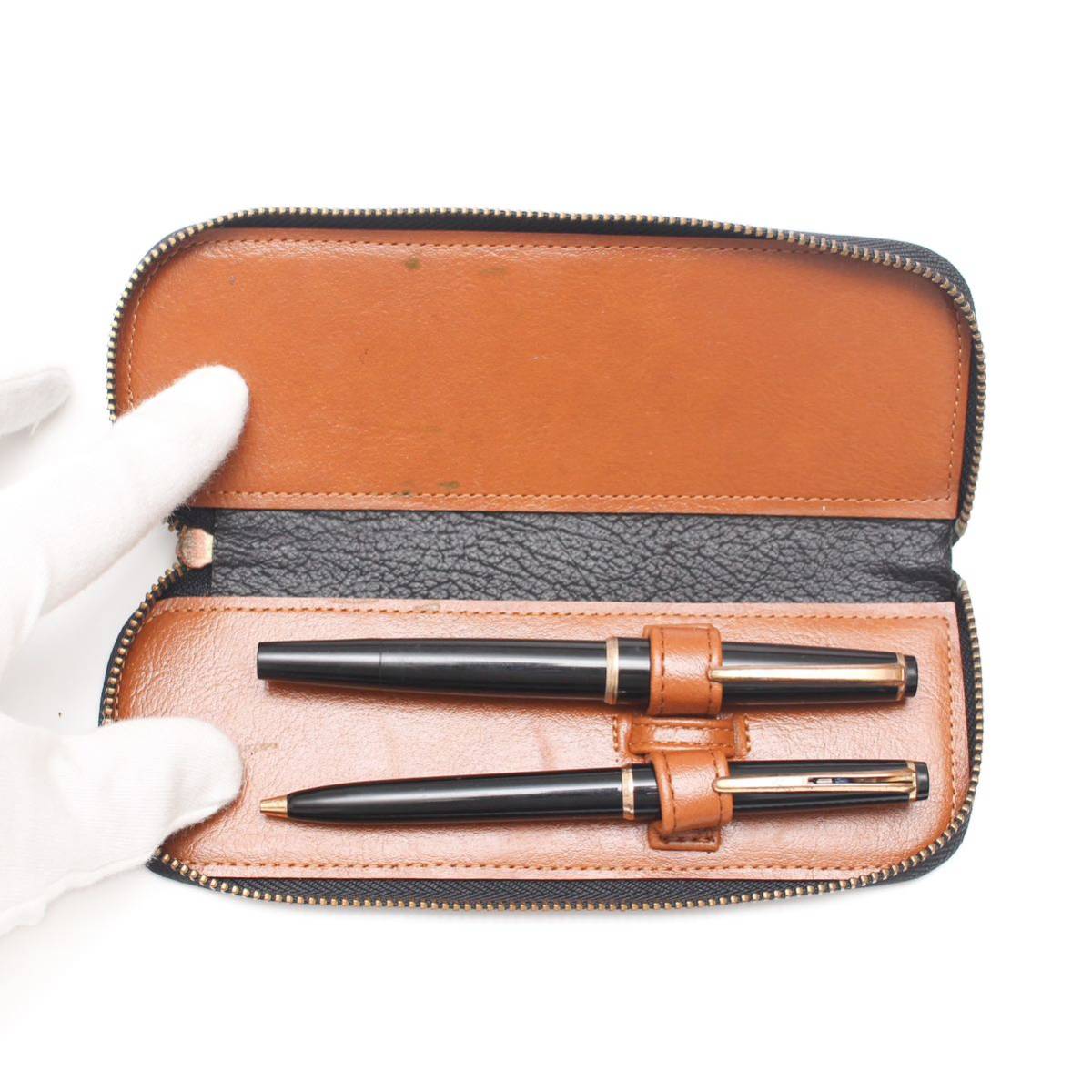 S11293 【1円〜】 MONTBLANC モンブラン 万年筆 ボールペン 2点セット