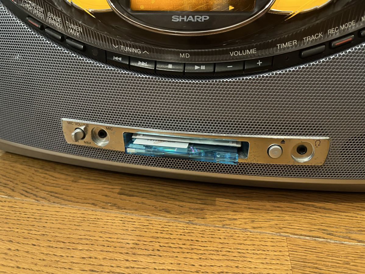 SHARP 1ビット MD/CDシステムSD-FX200-S(シルバー)(品) 【公式通販】
