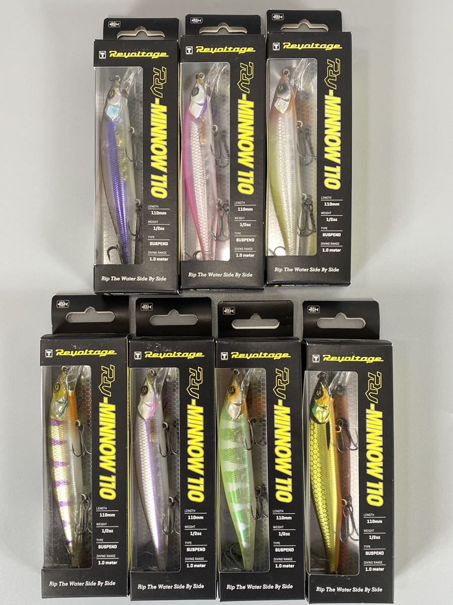ジャッカル RVミノー110 サスペンド 7色セット ジャッカル サスペンド
