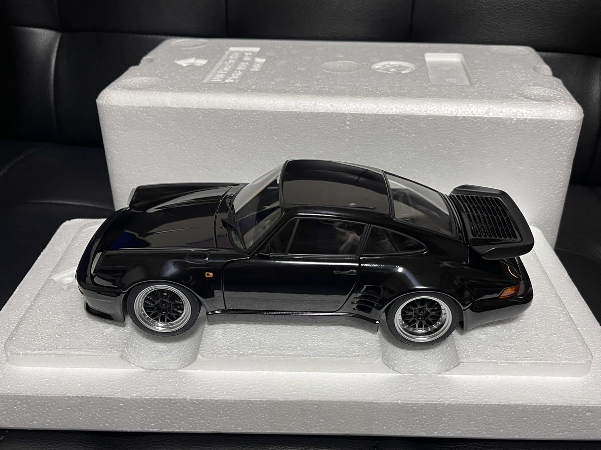 ★AUTOart 1/18 PORSCHE 911 930 TURBO WANGAN MIDNIGHT 湾岸ミッドナイト ポルシェ911 930 ブラックバード 。