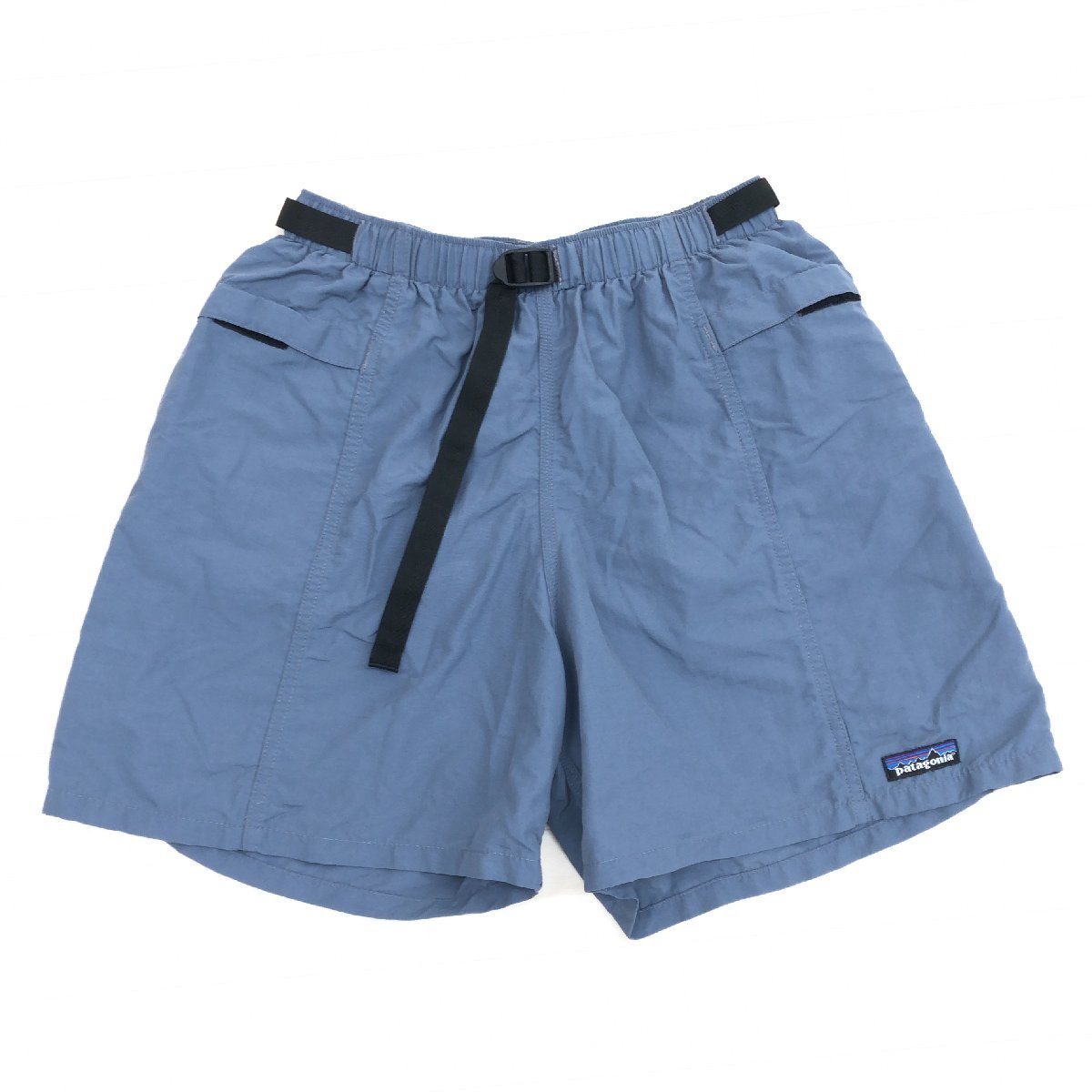 90's Patagonia パタゴニア クライミングショーツ M 紺系 ネイビー系 ハーフパンツ 短パン アウトドア 古着 ヴィンテージ メンズ 紳士