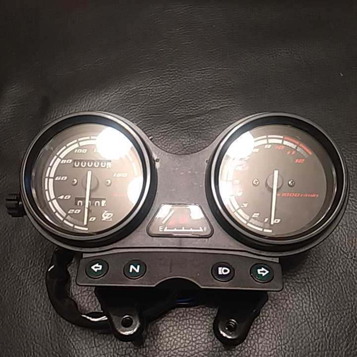 新品２　YBR125　YBR-125 メーター　メーターボックス　YBR125メーター　電気タコメーター仕様