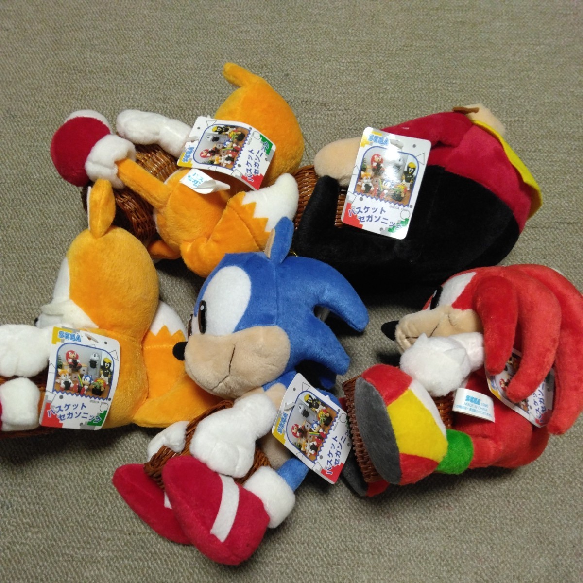 SEGA セガソニック バスケット ぬいぐるみ Yahoo!オークション - ソニック ぬいぐるみ バスケット セガソニック