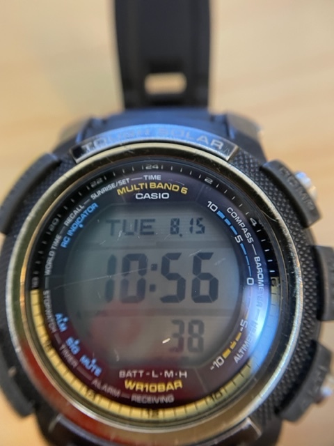 CASIO PRO TREK PRW-2000A カシオ プロトレック メンズ タフソーラー 電波時計 稼働