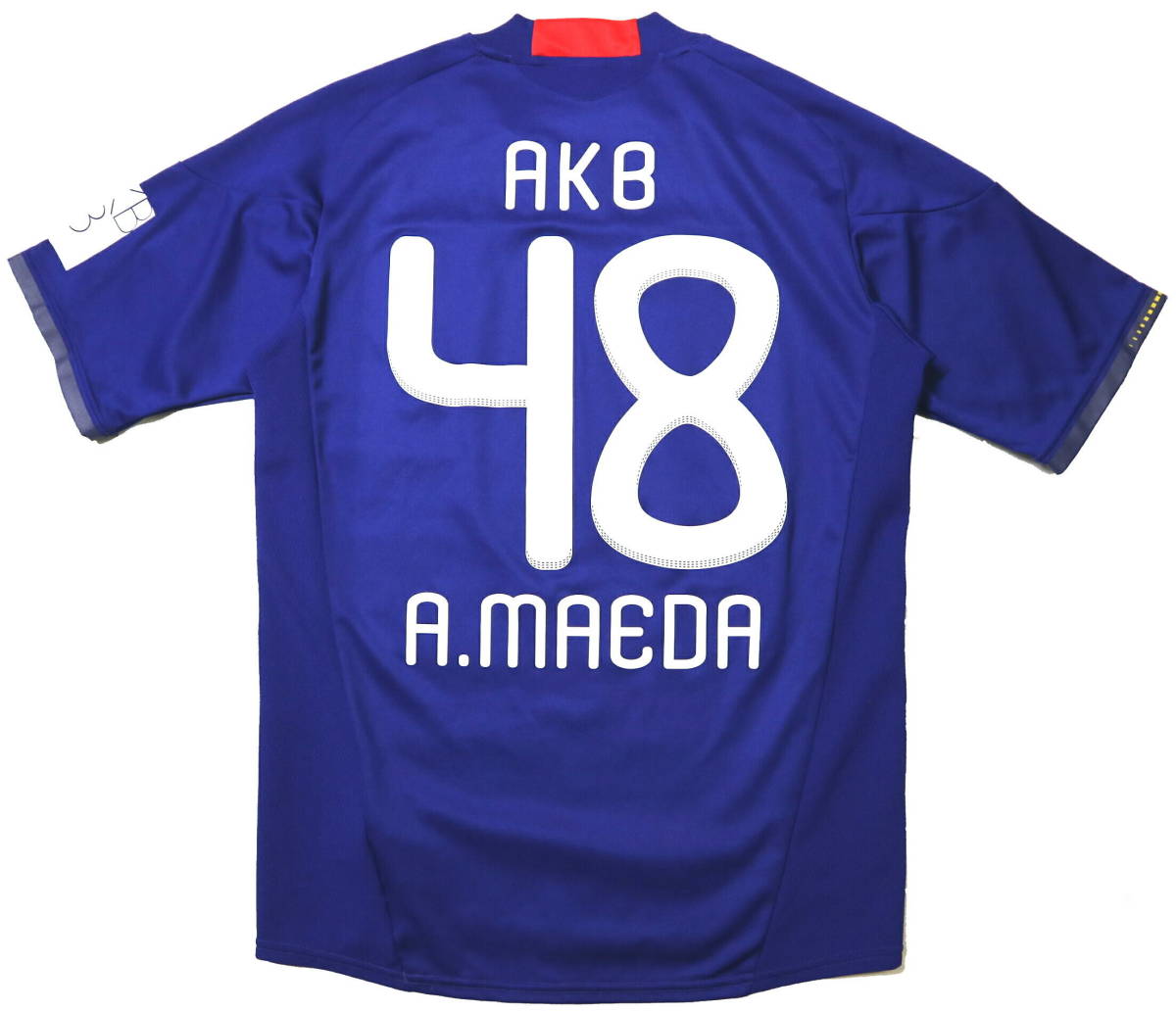 良好/南アW杯モデル！◆2010年 アディダス製 サッカー日本代表 AKB48 前田敦子 ユニフォーム◆Sサイズ