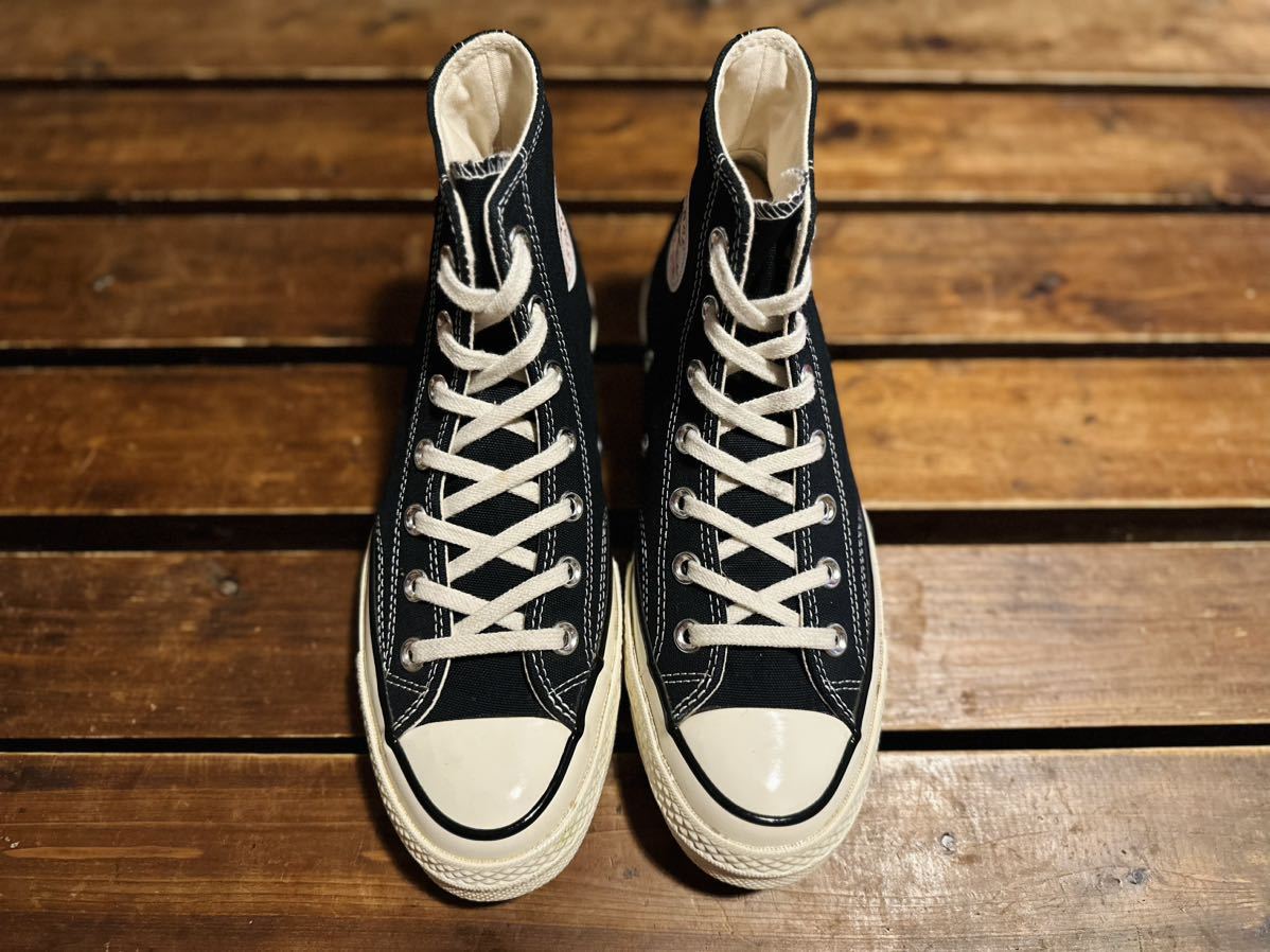 コンバース chuck Taylor チャックテイラー ct70 オールスター CONVERSE 三ツ星 ハイカット HI 24.5 ブラック