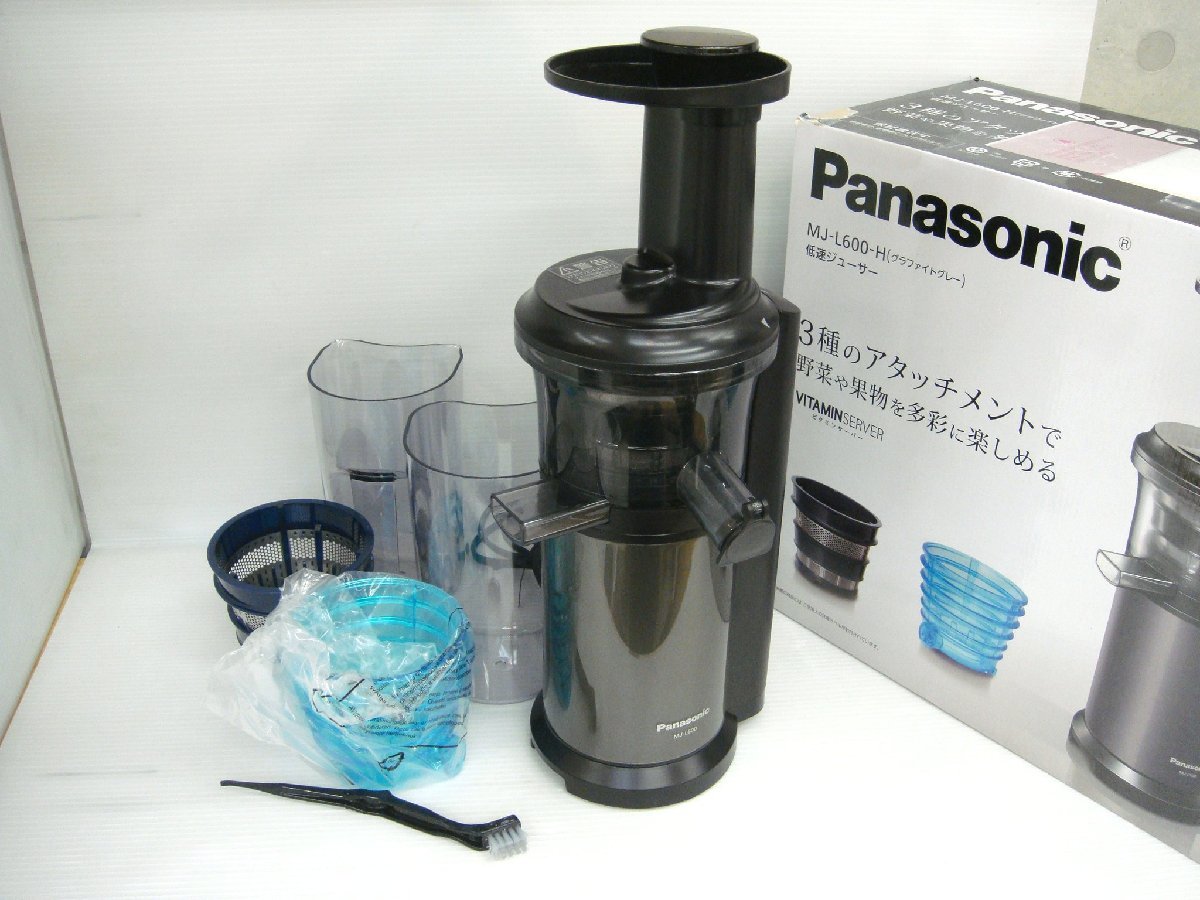 大人気，爆買い 8359T パナソニック Panasonic 低速ジューサー MJ-L600