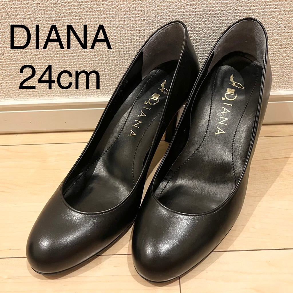 中古・古着通販】DIANA (ダイアナ) スクエアトゥパンプス UL17248 