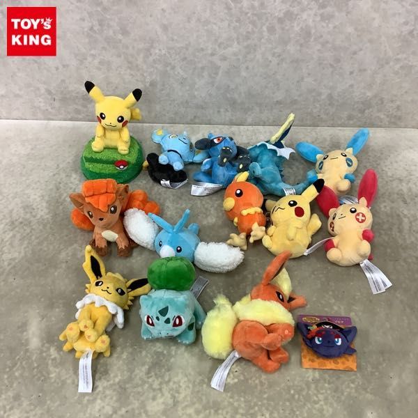 1円〜 ポケモン ぬいぐるみ 他 ピカチュウ、ロコン、ブースター