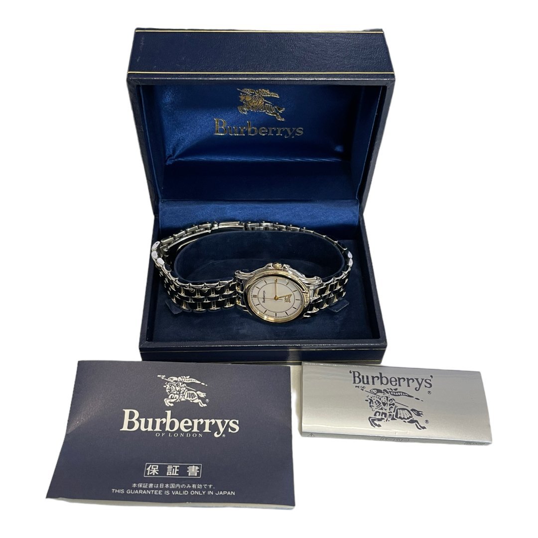 L93719RL【中古品】Burberrys バーバリー 5530-F52321 シルバー