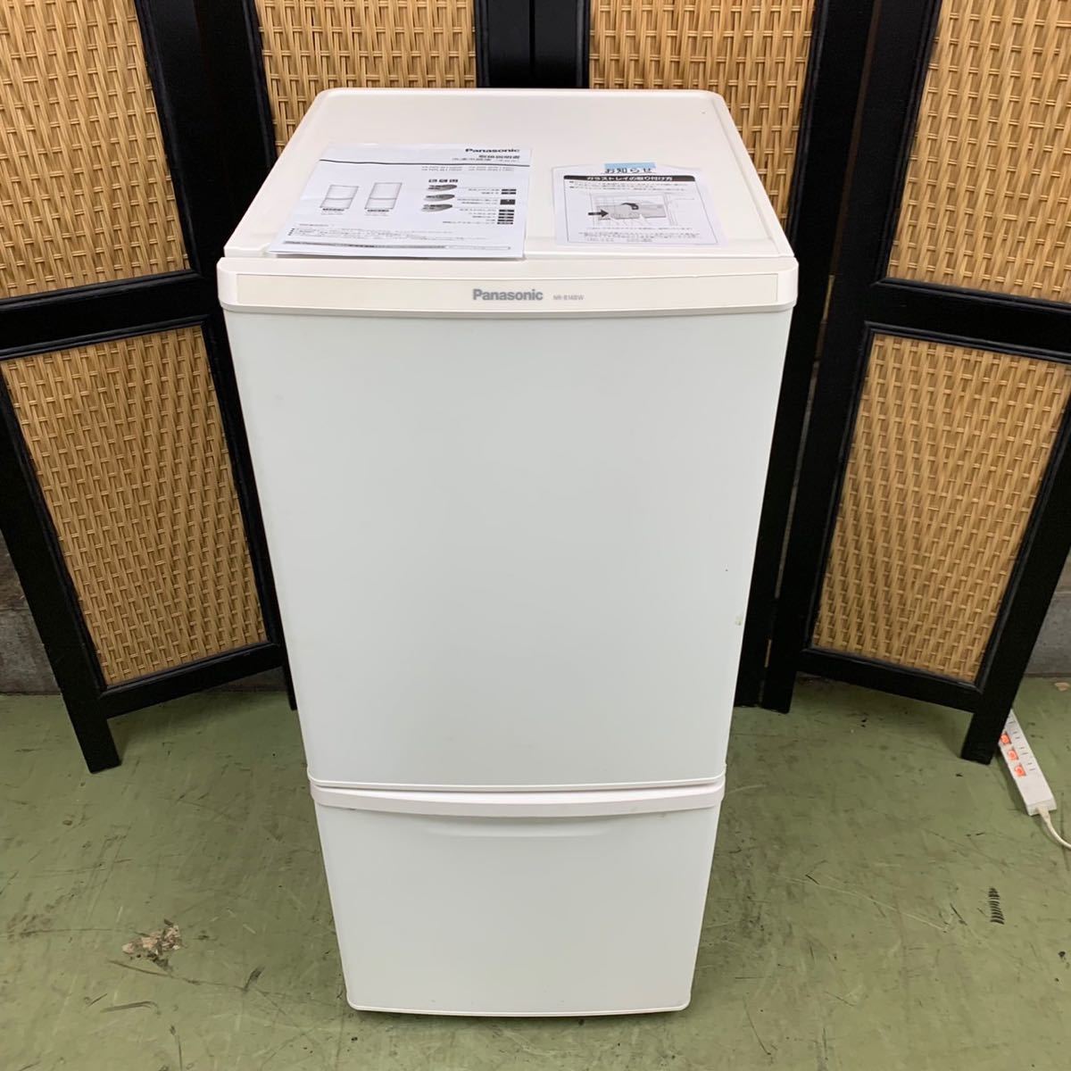 1年保証付き！2ドア冷蔵庫 Panasonic 2019年 NR-B14BW-W Amazon.co.jp:
