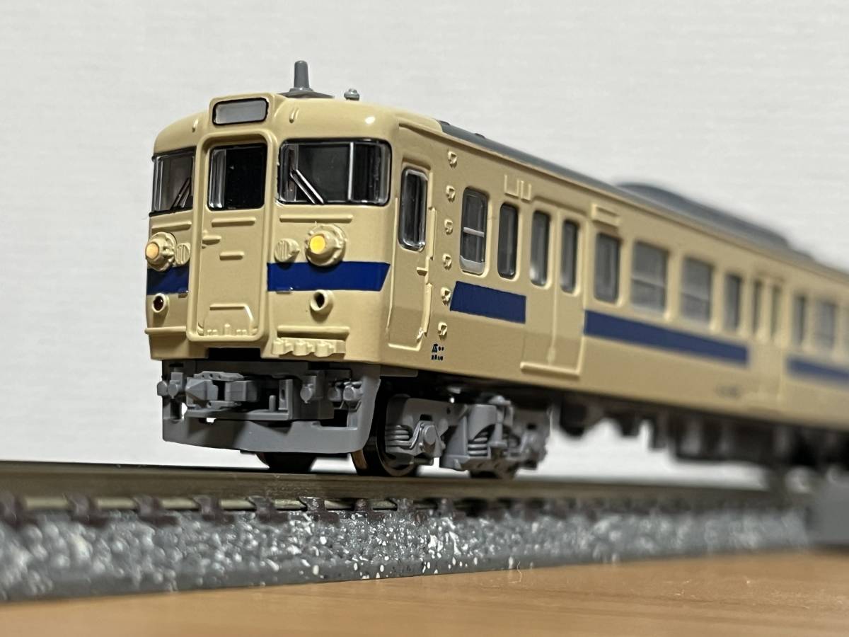 TOMIX+マイクロエース製改造 115系 瀬戸内色（広セキG-02編成