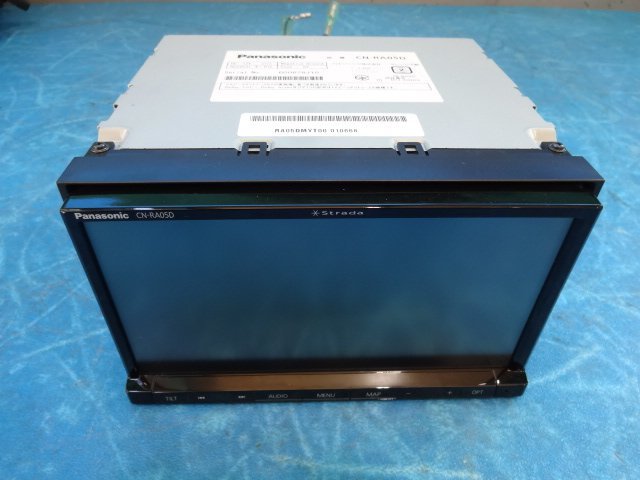 中古 パナソニック CN-RA05D メモリーナビ/DVD/Bluetooth/フルセグ 7型 (棚5269-307)