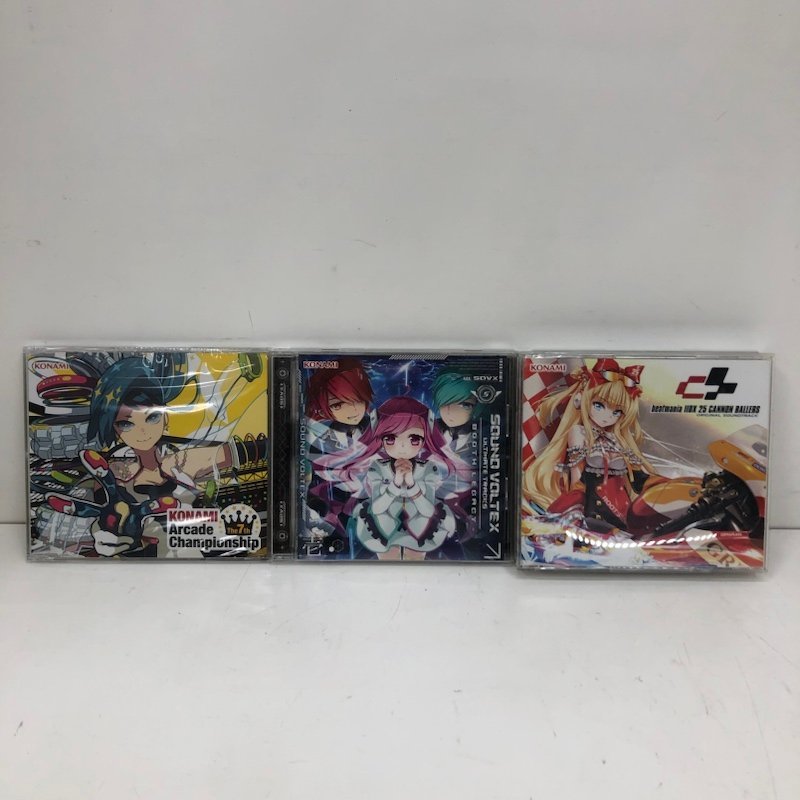 KONAMI Arcade Championship/SOUND VOLTEX壱/beatmania llDX 25/CD三枚セット 230728SK170118
