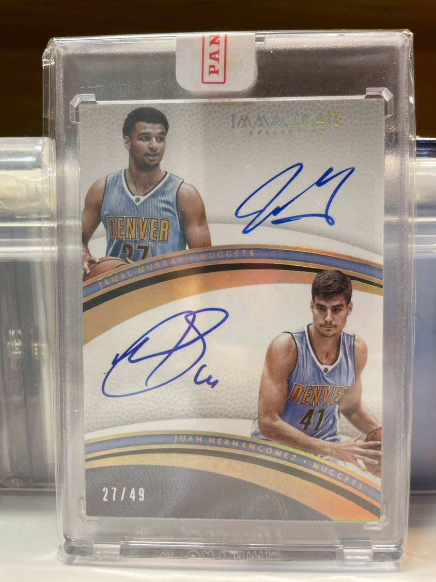 【HOT，格安】 Panini Immaculate NBA 2016-17 Jamal Murray Juan Hernangomez auto RC ジャージNo. Denver nuggets ナゲッツ サイン ジャマール マレー(その他)｜売買されたオークション情報、yahooの商品情報をアーカイブ公開 - オー その他