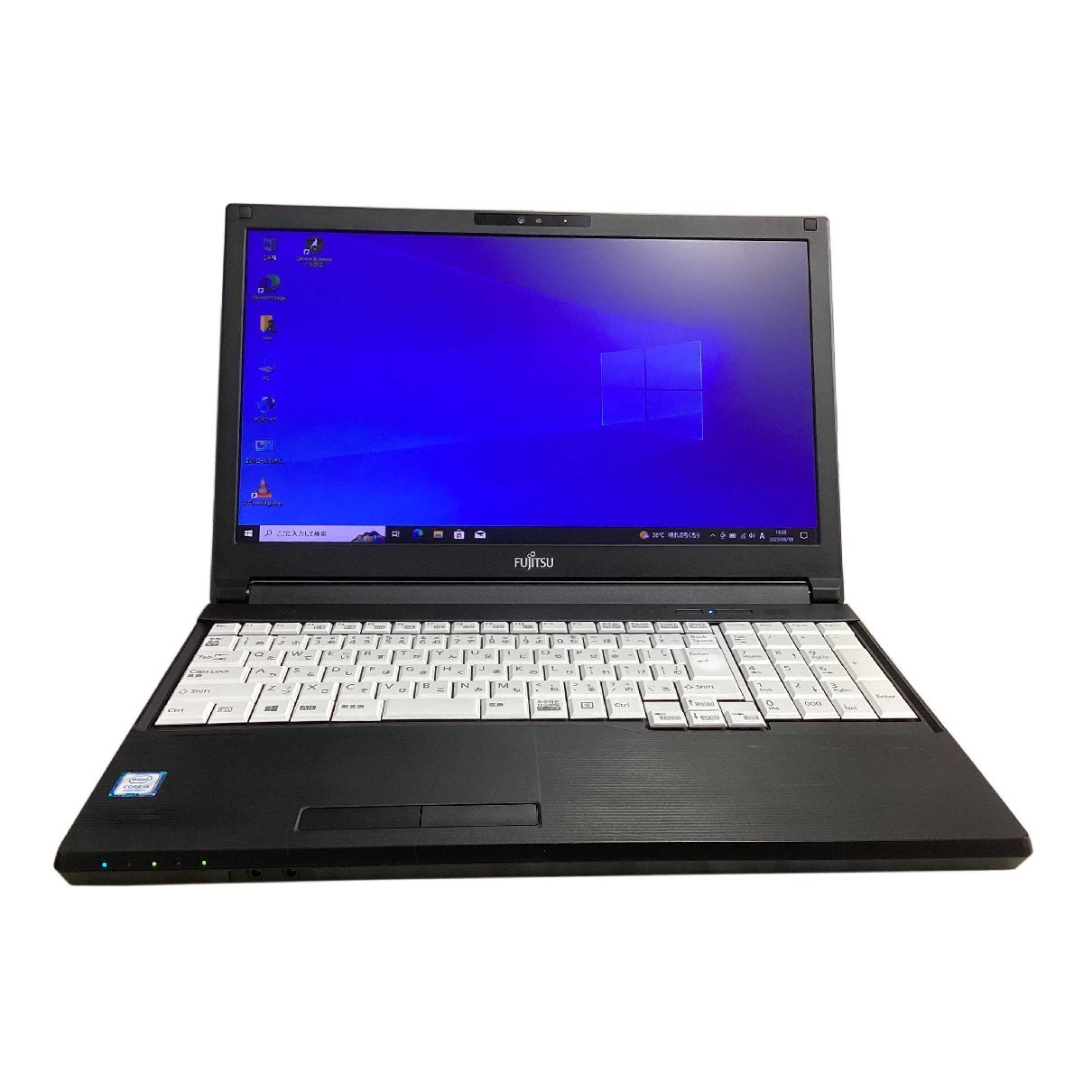 中古品 fujitsu A579/BX 第8世代 Core i5 8265U 1.6GHz メモリ8GB SSD 256GB DVDマルチ搭載 カメラ搭載 Windows10Pro ノートパソコン I97