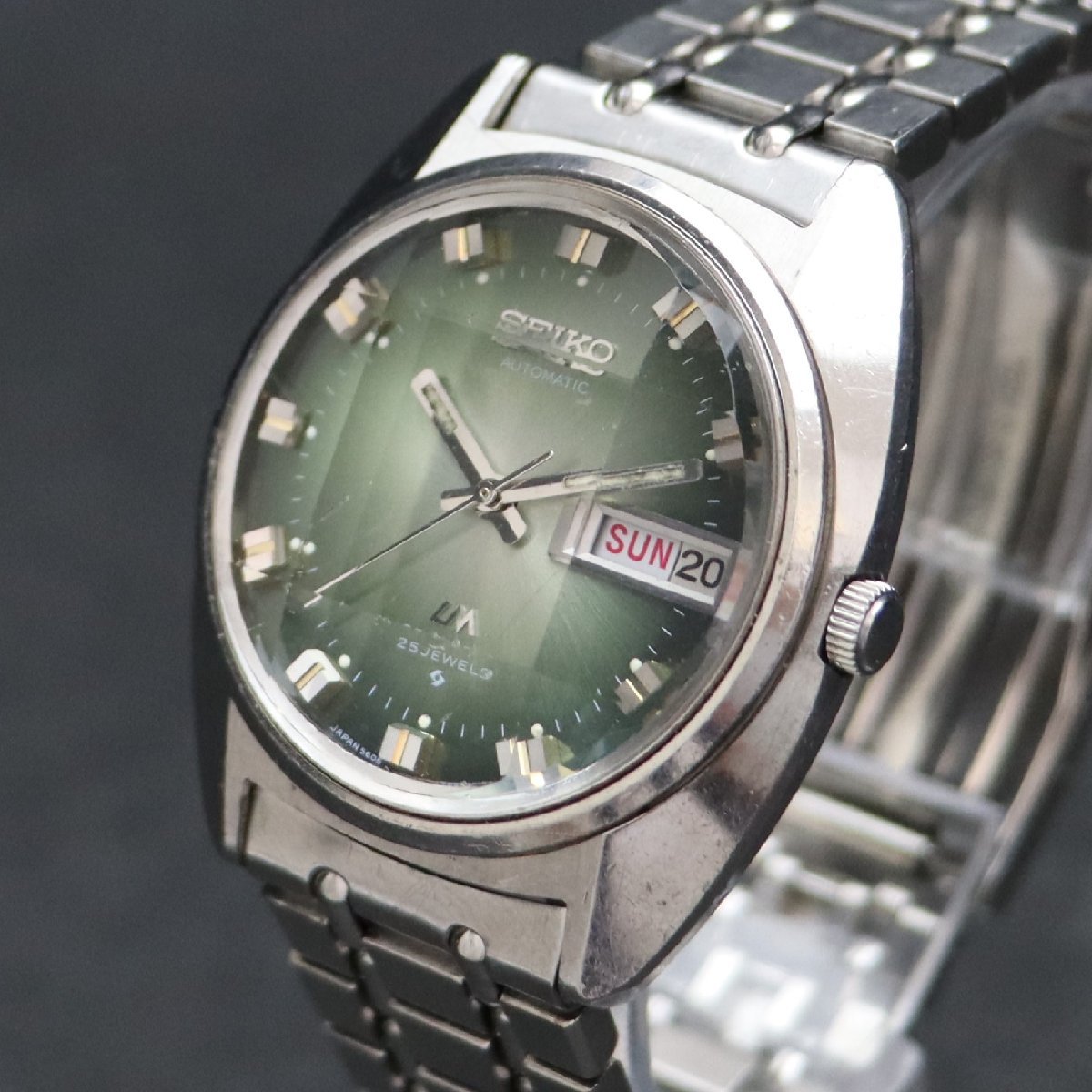 ロードマチック セイコー LM SEIKO ウォッチ 自動巻き カットガラス 